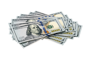 Dólares voando